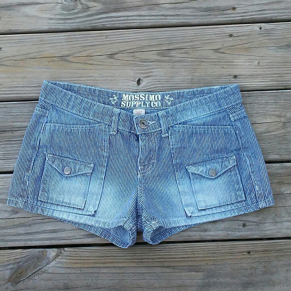 Mossimo pinstripe Jean shorts